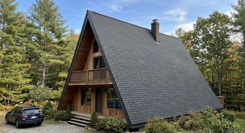 A Frame Roof Installation in New Canaan, CT
