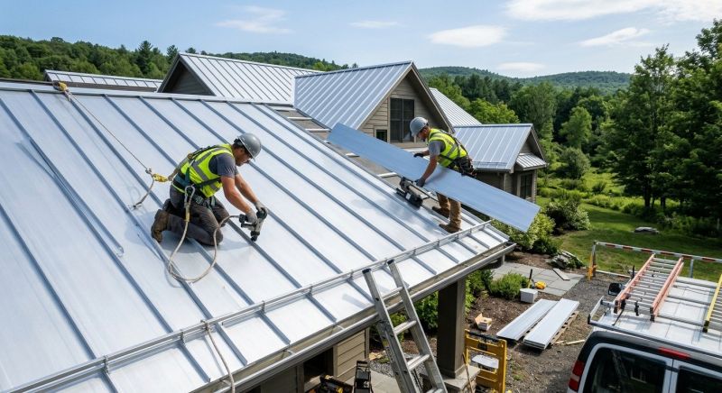 Aluminum Roof Installation in Redding, CT
