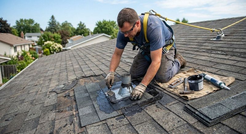 Asphalt Roof Leak Repair in Scarsdale, NY