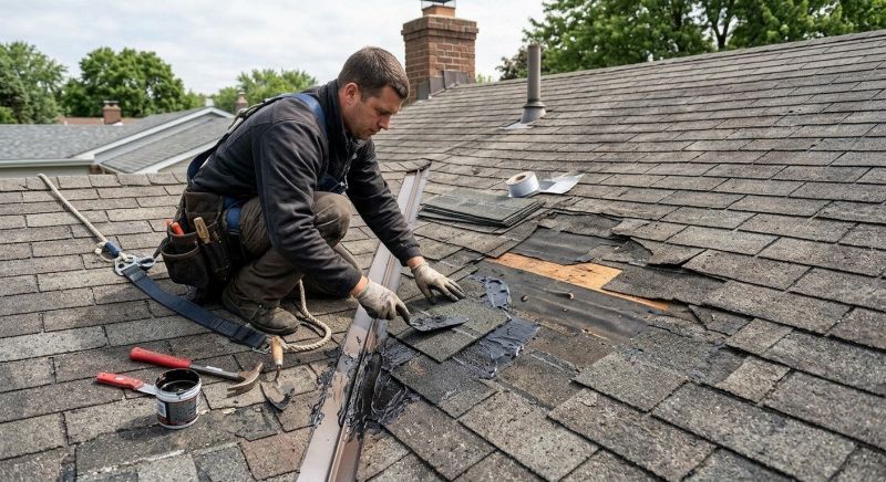 Asphalt Roof Leak Repair in Scarsdale, NY