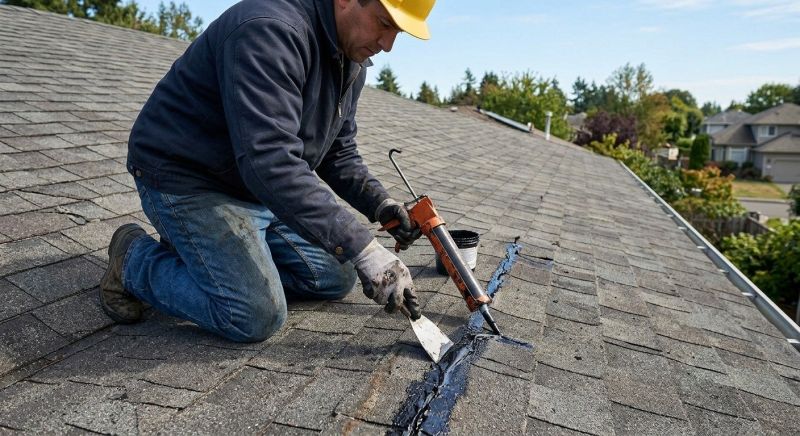 Asphalt Roof Repair in New Canaan, CT