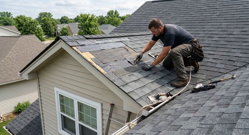 Asphalt Roof Repair in New Canaan, CT