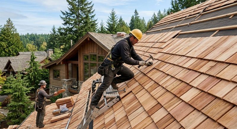 Cedar Roof Installation in Danbury, CT
