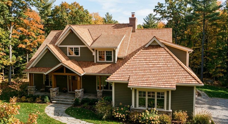 Cedar Roof Installation in New Fairfield, CT