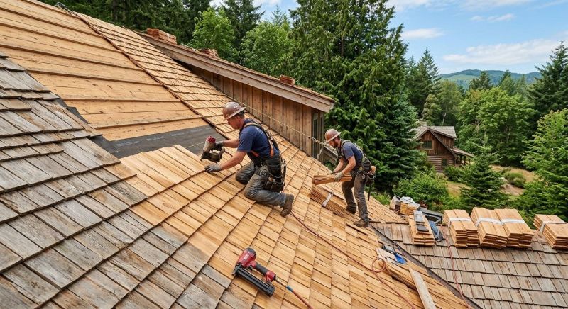 Cedar Roof Installation in Wilton, CT