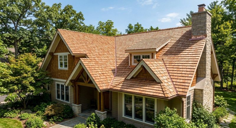 Cedar Shake Roof Construction in Buchanan, NY