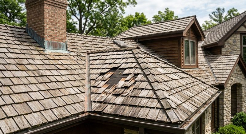 Cedar Shake Roof Repair in Bridgeport, CT