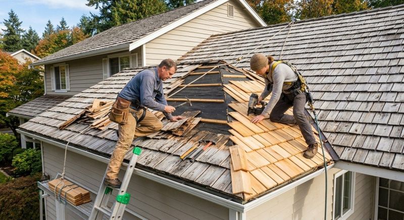 Cedar Shingles Repair in Montrose, NY