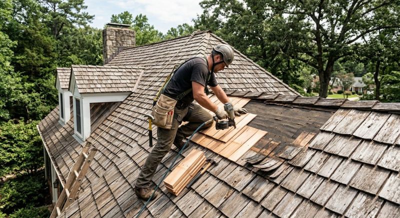 Cedar Shingles Repair in Redding, CT