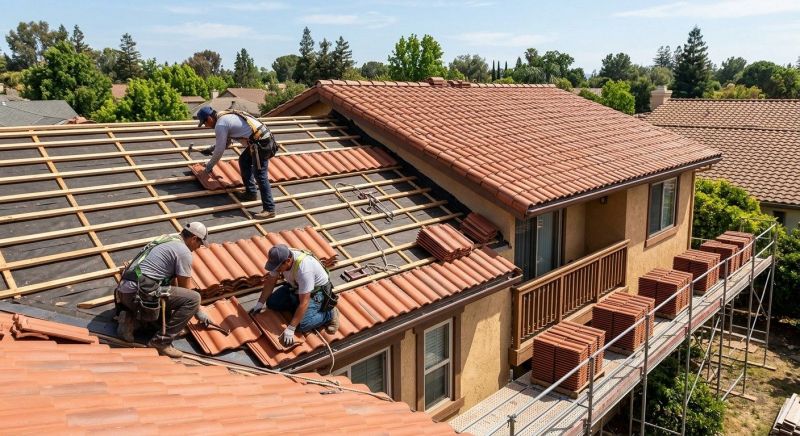 Clay Roof Installation in Pound Ridge, NY
