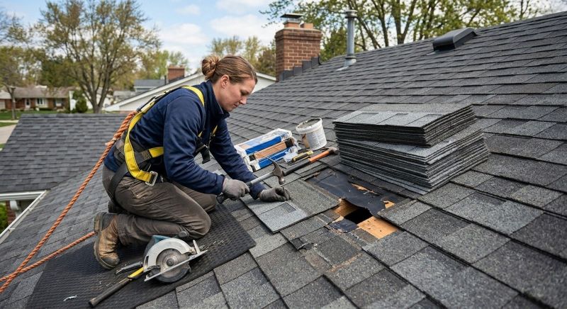 Composite Roofing Repair in New Canaan, CT