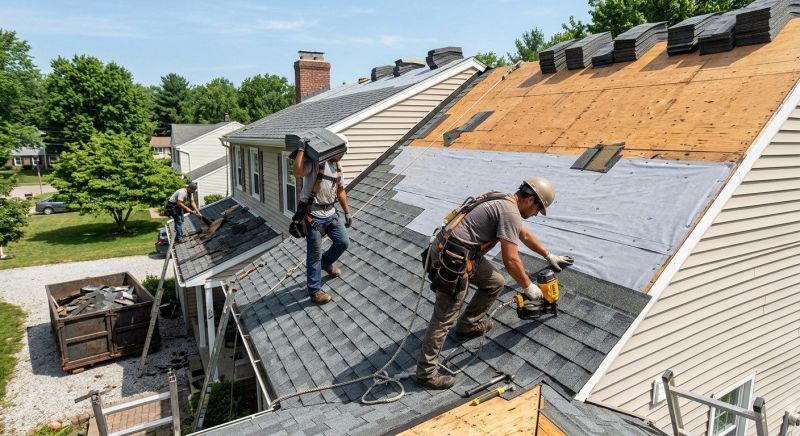 Composite Shingle Repair in New Canaan, CT