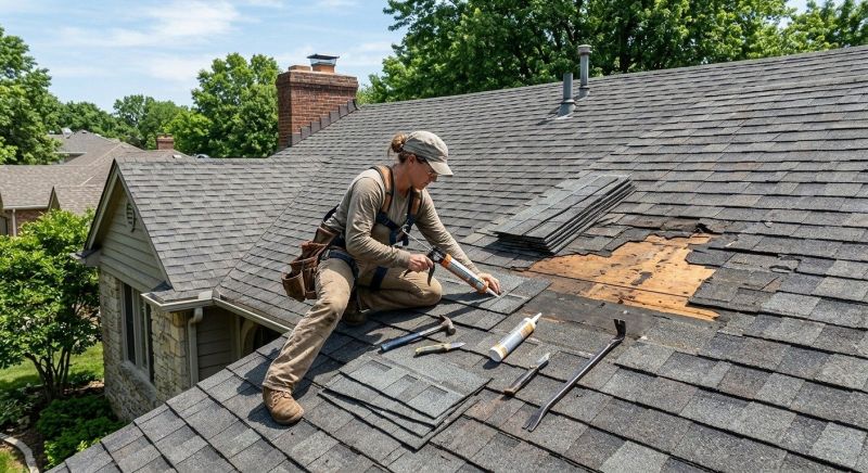 Composite Shingle Repair in New Canaan, CT