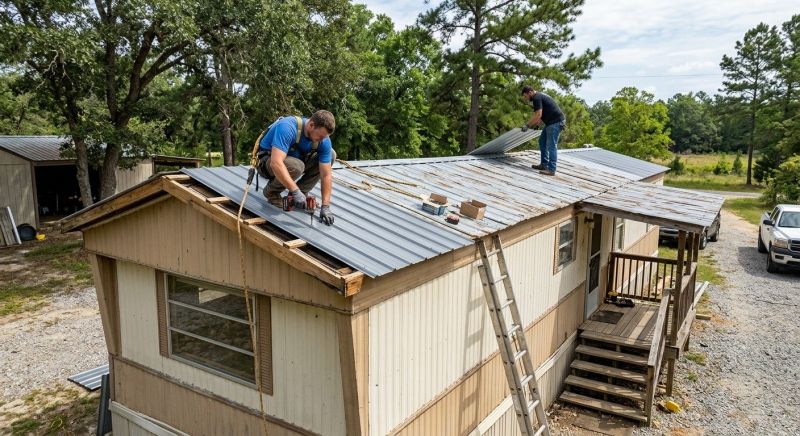 Corrugated Roof Repair in Darien, CT