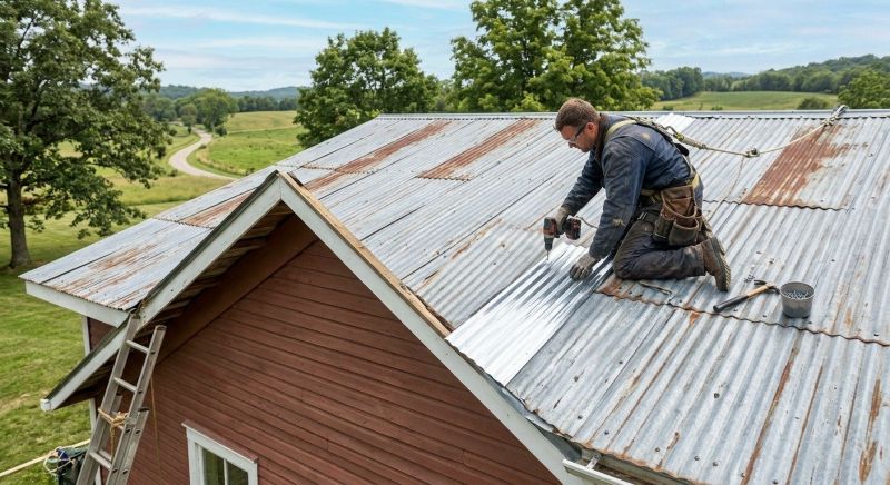 Corrugated Roof Repair in Rye, NY