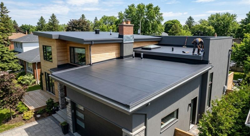 Epdm Roof Installation in Ridgefield, CT
