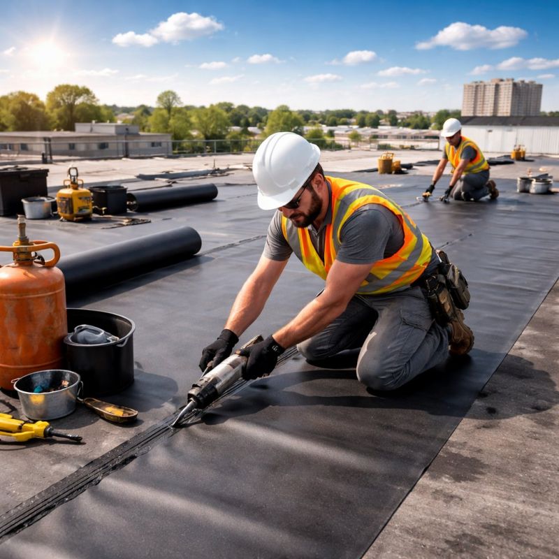 Epdm Roof Installation in Rye, NY