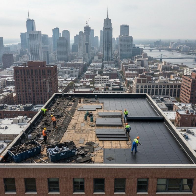 Flat Roof Replacement in Montrose, NY