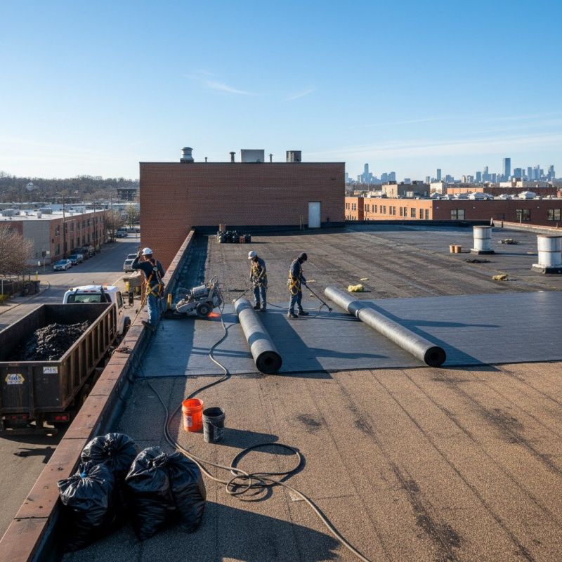 Flat Roof Replacement in Trumbull, CT