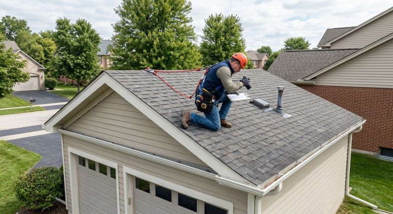 Garage Roof Inspection in New Canaan, CT