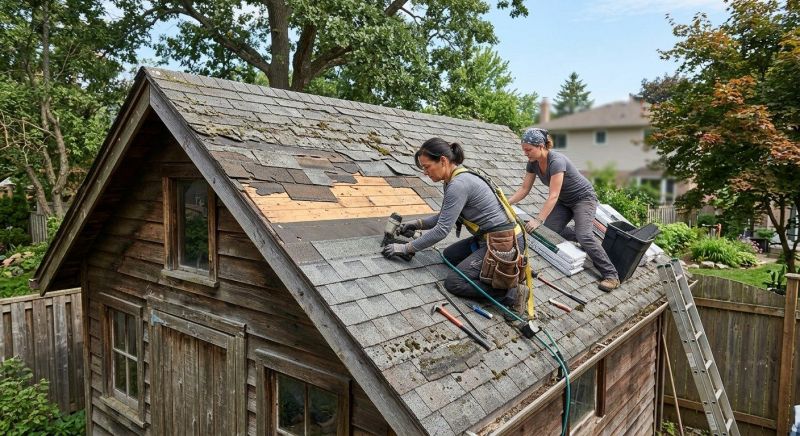 Garage Roof Repair in New Canaan, CT