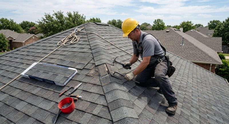 Hip Roof Shingle Replacement in New Canaan, CT