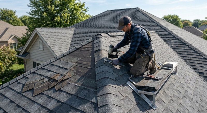 Hip Roof Shingle Replacement in New Canaan, CT