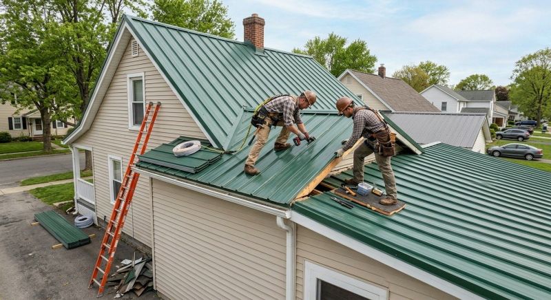 Metal Roof Repair in Old Greenwich, CT
