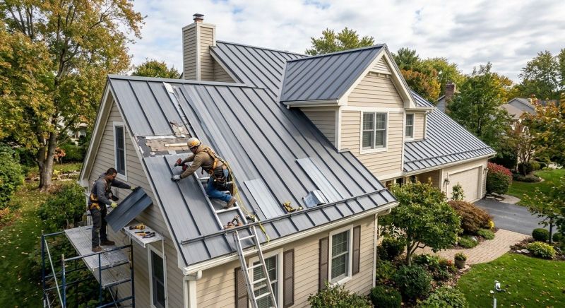 Metal Roof Repair in Ridgefield, CT