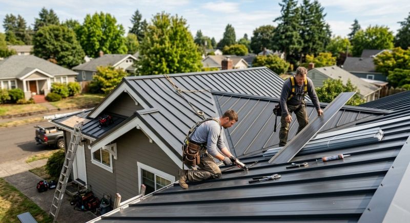 Metal Roof Repair in Scarsdale, NY