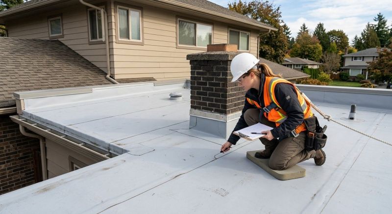 Pvc Roof Inspection in New Canaan, CT