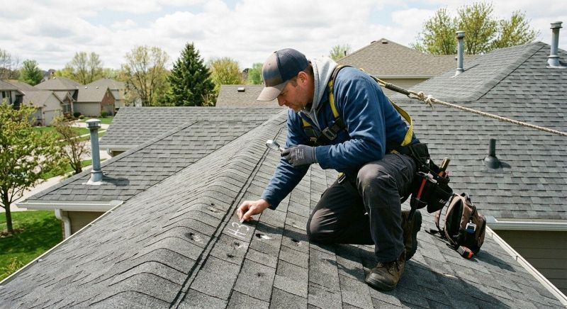 Roof Damage Inspection in Irvington, NY