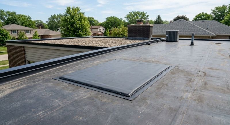 Rubber Roof Repair in New Canaan, CT