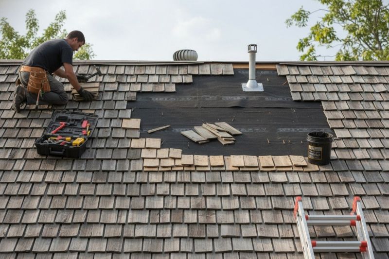Shake Shingle Repair in Easton, CT