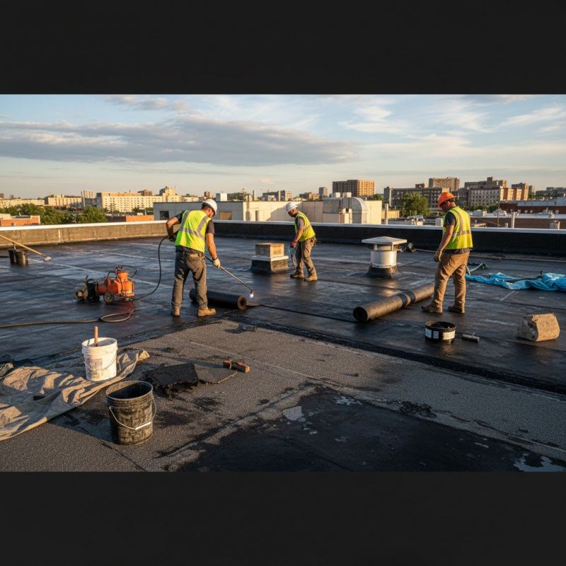 Single Ply Roof Repair in New Canaan, CT