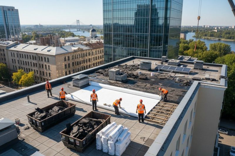 Single Ply Roof Replacement in Mount Vernon, NY