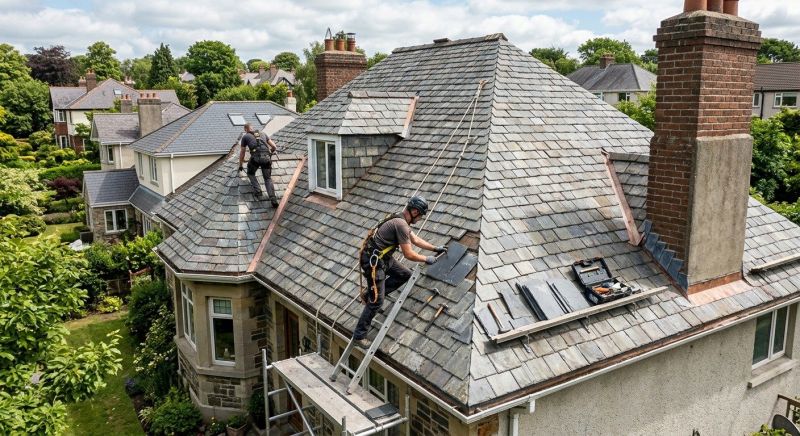 Slate Roof Maintenance in New Canaan, CT