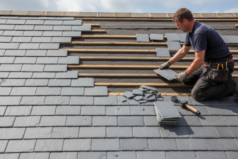 Slate Roof Repair in New Fairfield, CT
