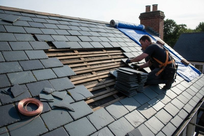 Slate Roof Repair in Shelton, CT
