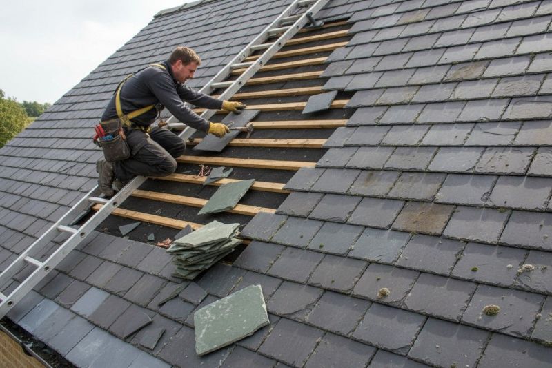 Slate Roof Repair in Wilton, CT