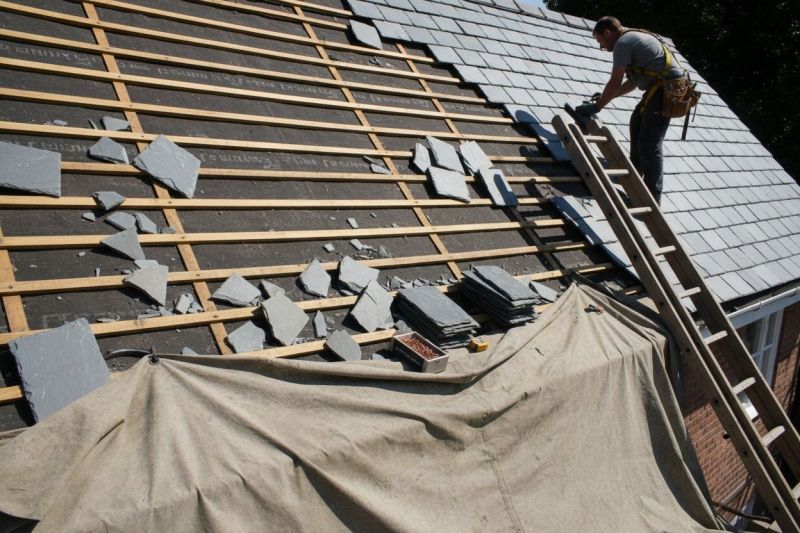 Slate Roof Replacement in Redding, CT