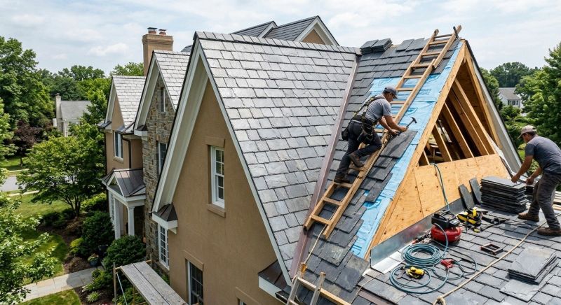 Slate Shingles Repair in Glen Cove, NY