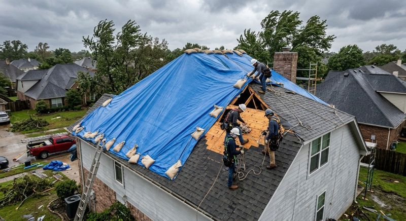 Storm Damage Roof Repair in North Salem, NY