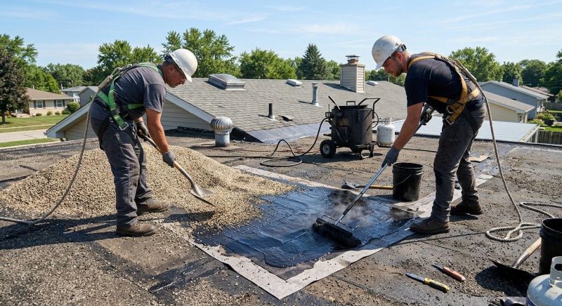 Tar And Gravel Roof Repair in Suffolk County, NY