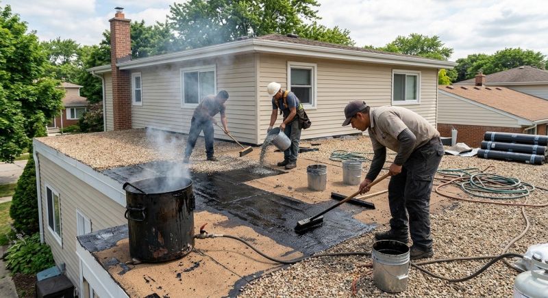 Tar And Gravel Roof Repair in Suffolk County, NY