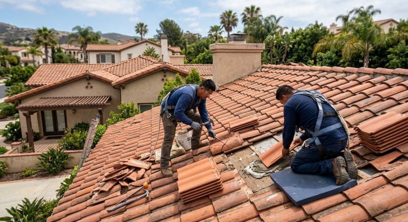 Tile Roof Repair in New Canaan, CT