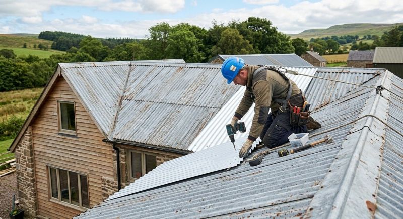 Tin Roof Repair in New Canaan, CT