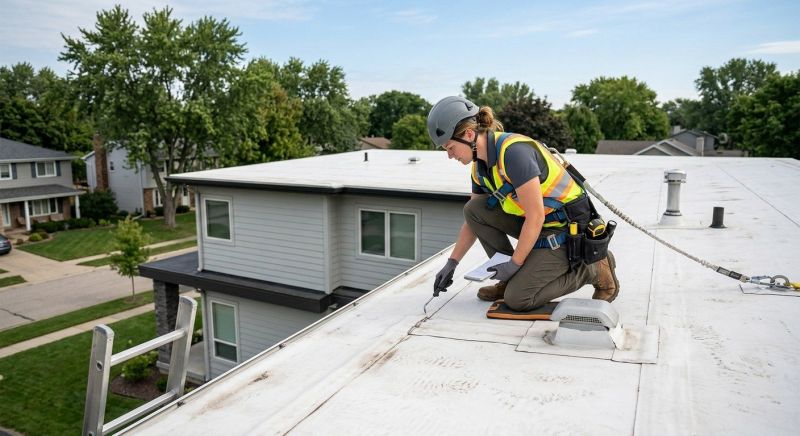 Tpo Roof Inspection in New Canaan, CT