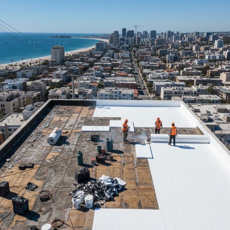 Tpo Roof Replacement in Sandy Hook, CT