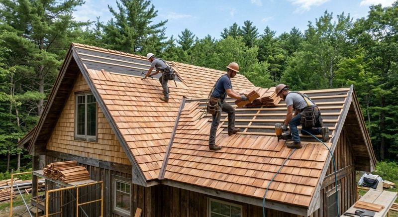 Wood Roofing Installation in Ridgefield, CT